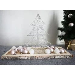 Deko-Holztablett Rechteck 50X15X2,5Cm