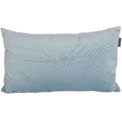 Dekokissen Heaven In Steppoptik 45X25Cm Rauchblau
