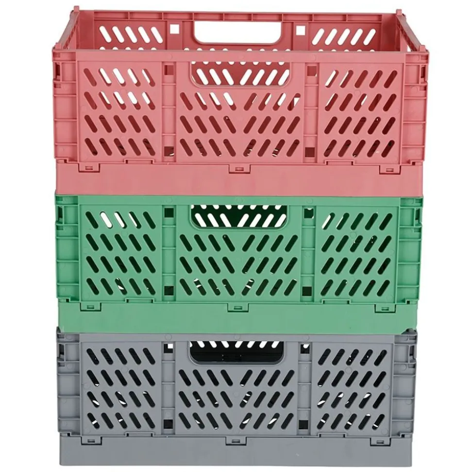 Deko-Klappbox Stapelbar 30X20X12Cm Bunt