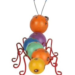 Deko-Raupe Aus Metall Bunt 35X18X21Cm