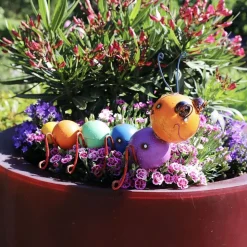 Deko-Raupe Aus Metall Bunt 35X18X21Cm