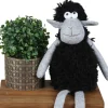 Deko-Schaf Kantenhocker 40Cm Grau/Schwarz
