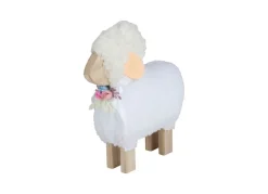 Deko-Schaf Mit Wolle 24Cm