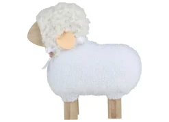 Deko-Schaf Mit Wolle 30Cm