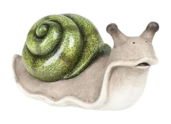 Deko-Schnecke Mit Glasiertem Haus 40X20,5X19,5Cm