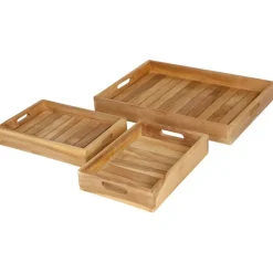 Deko-Tablett Aus Holz 39X5X28,5Cm