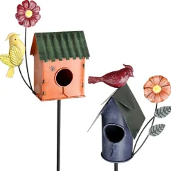 Deko-Vogelhauschen Mit Gartenstecker