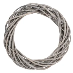 Deko-Weidenkranz 36Cm Grau