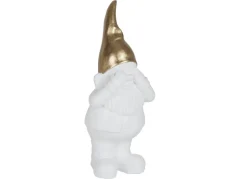 Deko-Zwerg Mit Goldener Mutze 40Cm