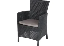 Dining Chair Iowa Graphit Mit Sitzkissen