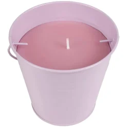 Duftkerze Citronella Im Bunten Zinktopf 11X10Cm