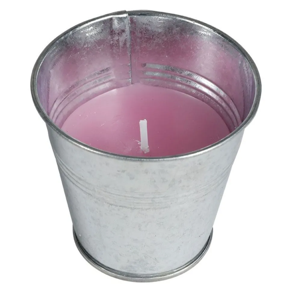 Duftkerze Citronella Im Zinktopf 7X7Cm
