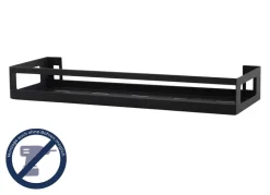 Edelstahl-Wandregal 40Cm Schwarz