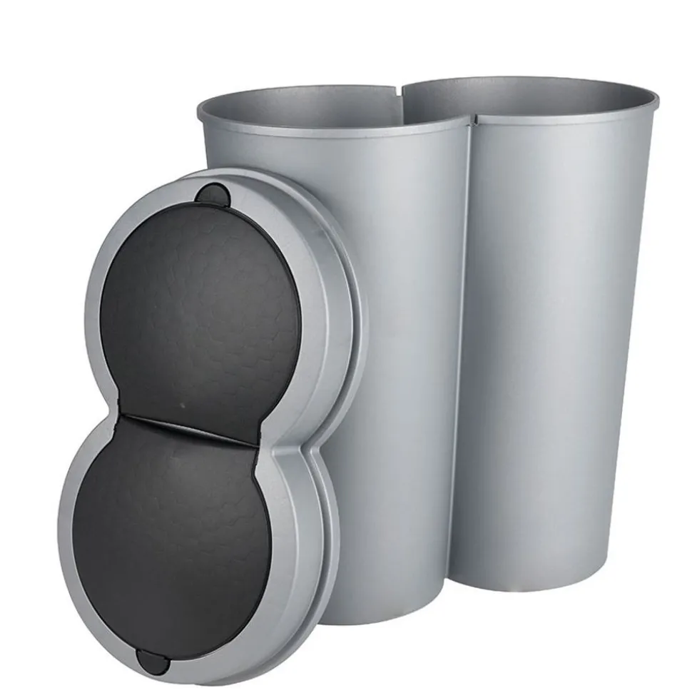 E&K Duo-Bin-Abfalleimer 2X 25L