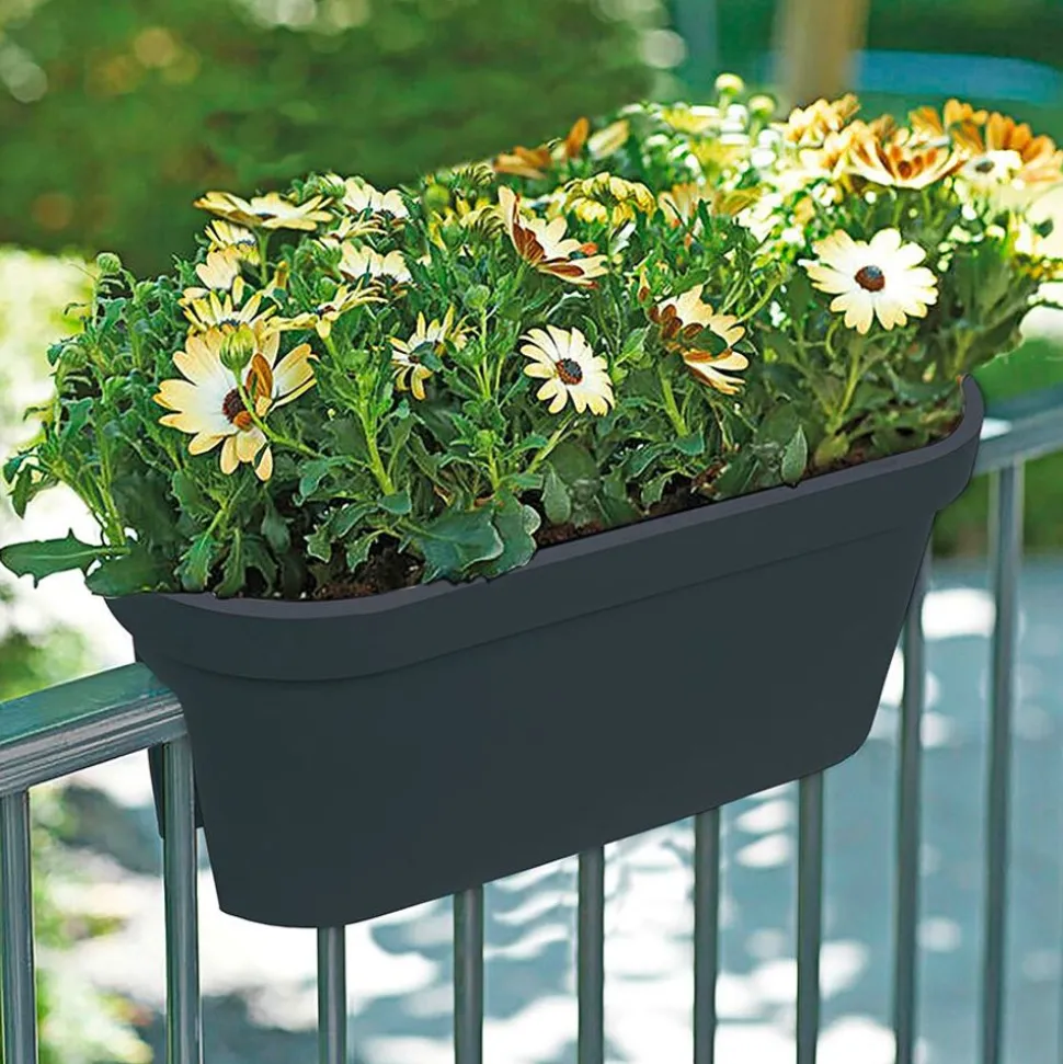 E&K Gelander-Pflanztopf 59Cm Anthrazit