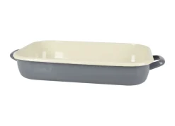 Emaille-Auflaufform 36Cm Grau