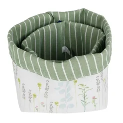 2Er-Set AufbewahrungsKörbe Blumenprint