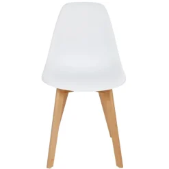 Esszimmer-Schalenstuhl Weis