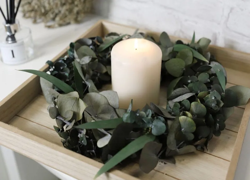 Eucalyptuskranz 30Cm