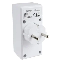2-Fach Steckdosenadapter Mit 2 Usb-Anschlussen