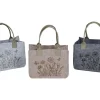 Filztasche Mit Fruhlingsmotiv 24X14,5X30Cm