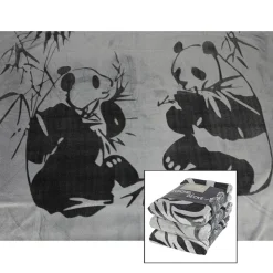 Flanell-Kuscheldecke Mit Panda-Print 150X200Cm