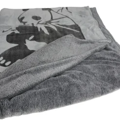 Flanell-Kuscheldecke Mit Panda-Print 150X200Cm