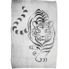 Flanell-Kuscheldecke Mit Tiger-Print 150X200Cm
