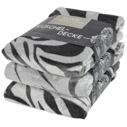 Flanell-Kuscheldecke Mit Tiger-Print 150X200Cm