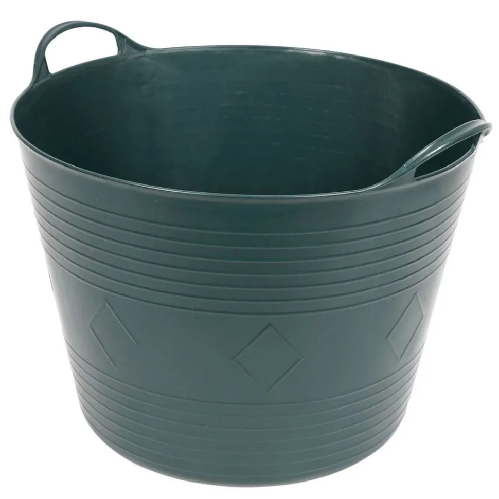 Flexibler Universalkubel 40L Dunkelgrun