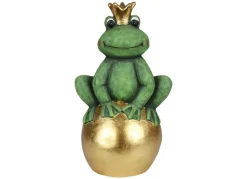 Froschkonig Auf Goldener Kugel