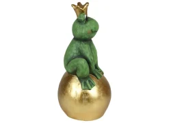 Froschkonig Auf Goldener Kugel