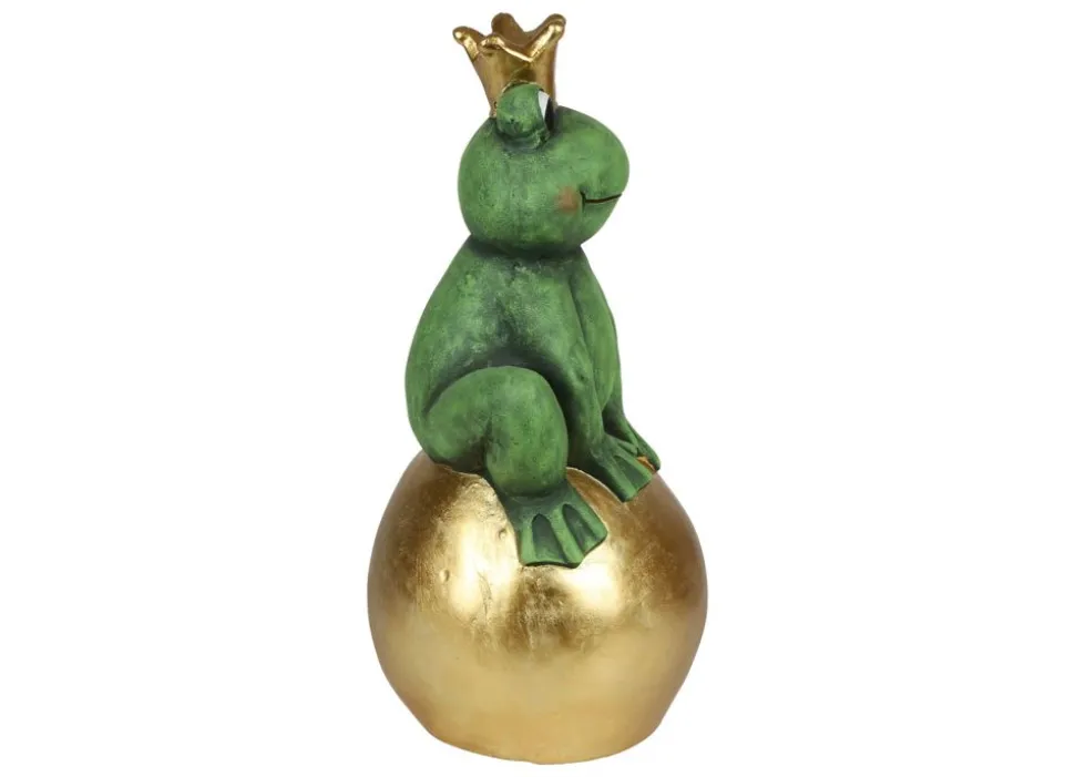 Froschkonig Auf Goldener Kugel