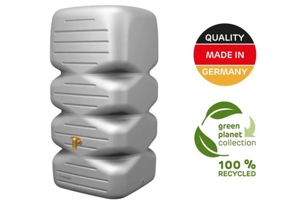 Garantia Cubus Gartentank 340L Betongrau