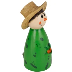 Garten-Dekofigur Frohliche Vogelscheuche 25Cm