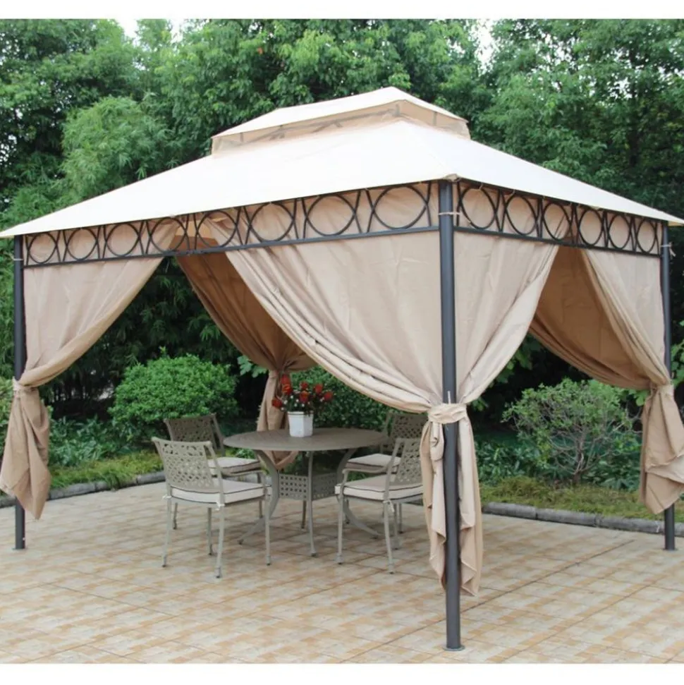 Gartenpavillon Cape Town 3X4M Natur