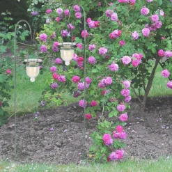 Gartenstecker Laterne Antik-Grun 100Cm