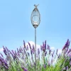 Gartenstecker Vogelkafig 11X101Cm Silber-Grau