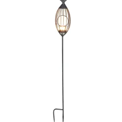 Gartenstecker Vogelkafig 11X101Cm Silber-Grau