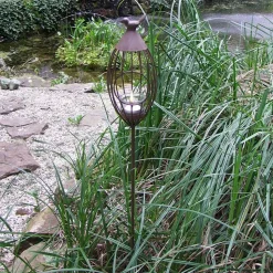 Gartenstecker Vogelkafig 11X101Cm Rostbraun