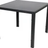 Gartentisch Korfu Mit Glasplatte 90Cm Anthrazit