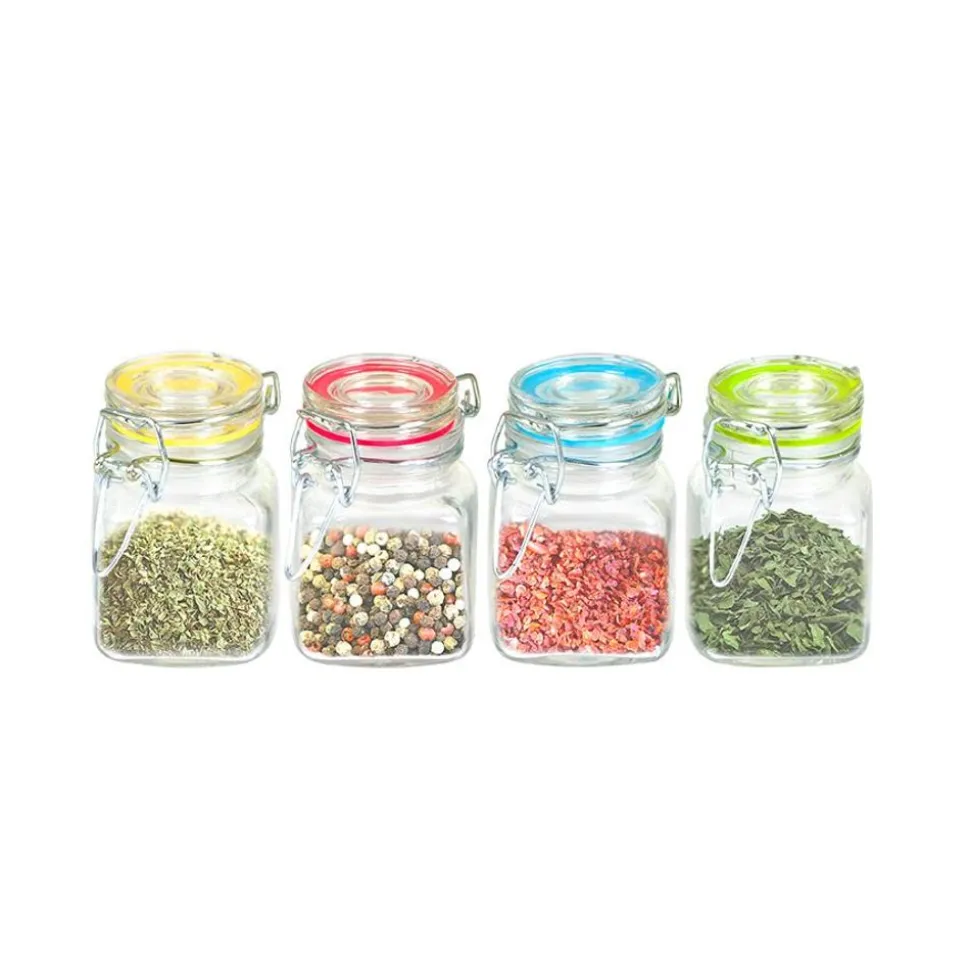 Gewurzglaser-Set 4-Teilig Klar 100Ml