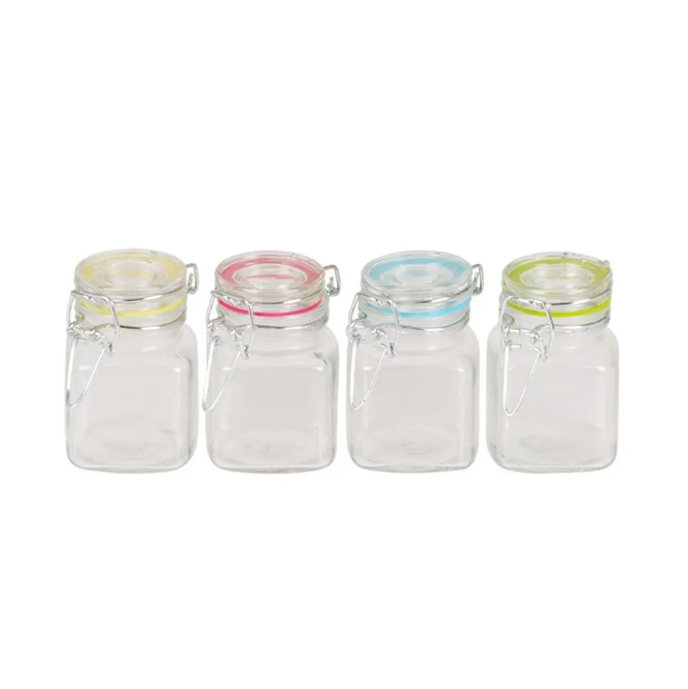 Gewurzglaser-Set 4-Teilig Klar 100Ml