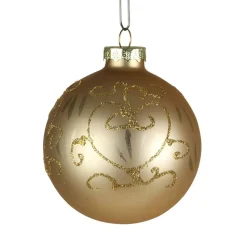 Glitzerkugeln 12Er-Set 7Cm Gold