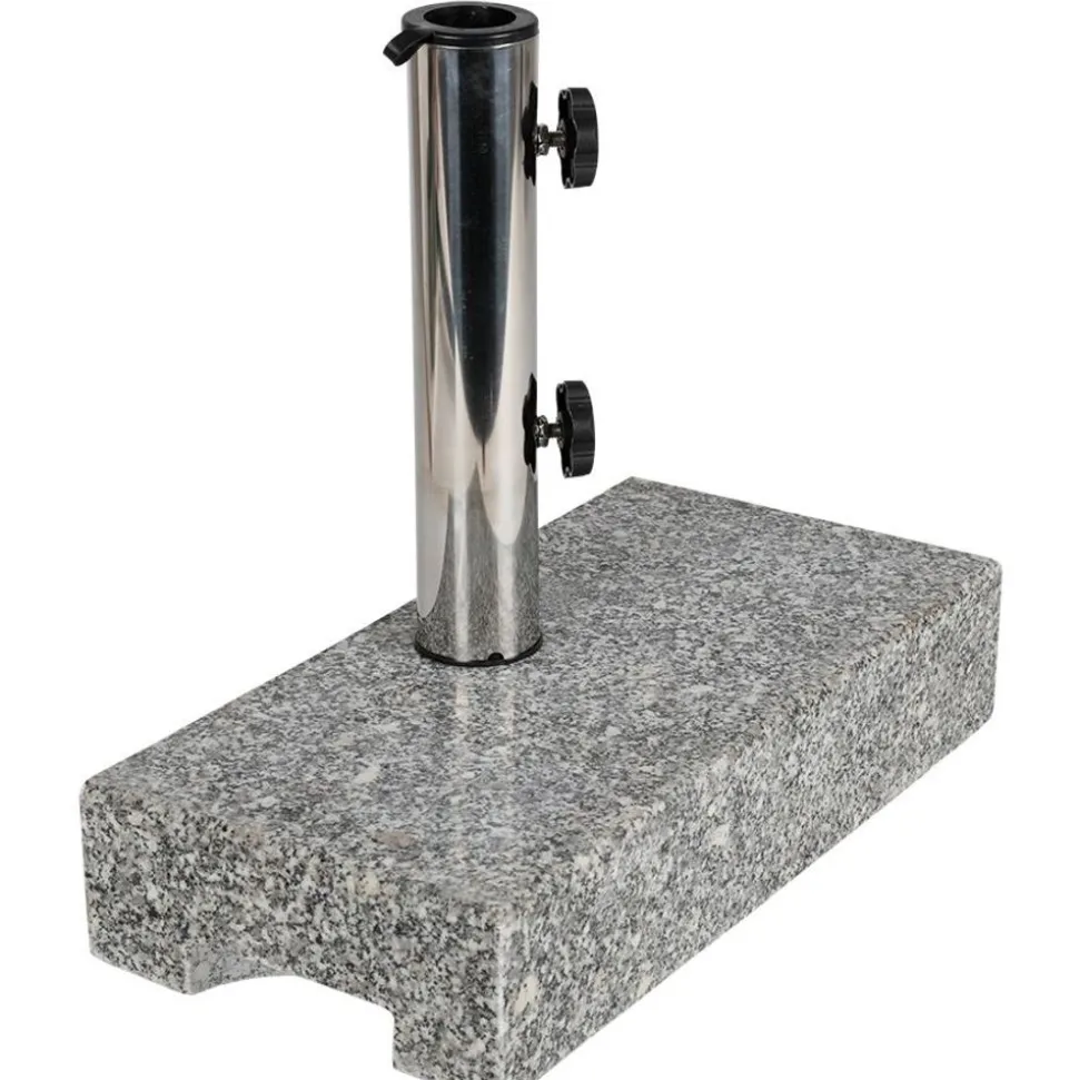 Granit-Balkonschirmstander 25Kg Grau
