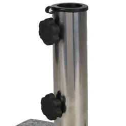 Granit-Sonnenschirmständer Eckig 20Kg, Poliertes Granit, Gewicht: 20Kg
