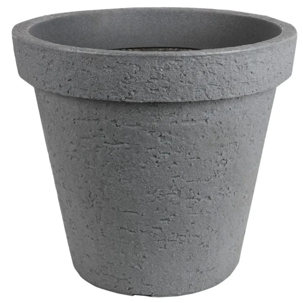 Groser Pflanzkübel Pisa 58X53Cm Steingrau
