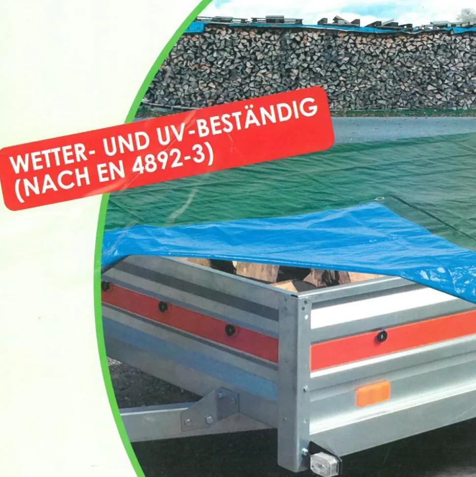 Gruner Jan Gewebeplane Mit Aluminiumosen 3X4M Grun/Blau