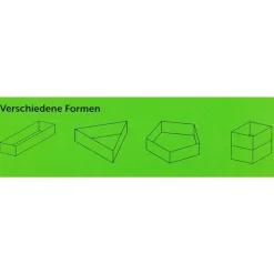 Gruner Jan Hochbeet-Rahmen Stapelbar Aus Holz 120X19X80Cm Natur