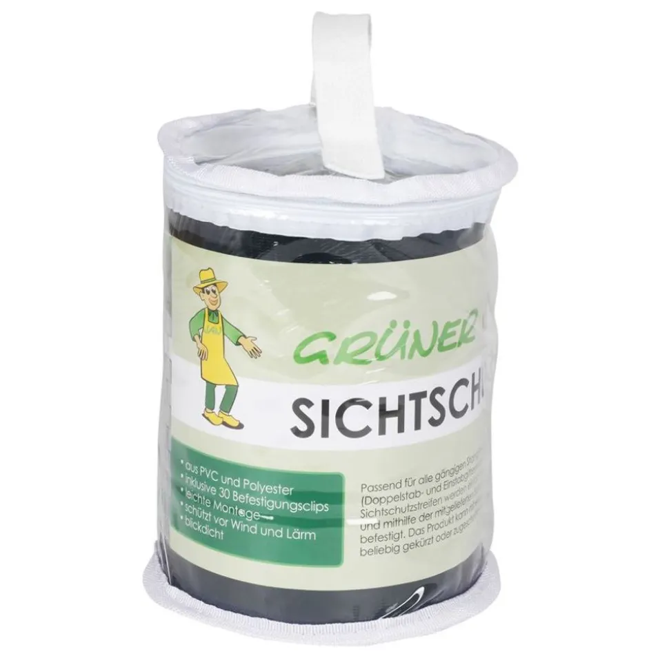 Gruner Jan Pvc-Sichtschutz-Streifen 35M Anthrazit